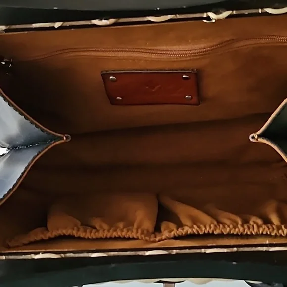 Patricia Nash Rattan/woven Purse - Picture 3 of 12